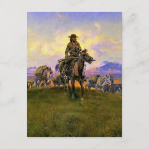 Cartão Postal "The Romance Makers" Arte Ocidental de Charles M R