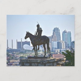 Cartão Postal The Scout Statue, Kansas City, Missouri