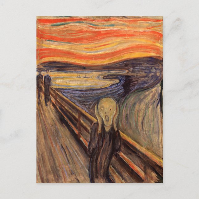 Cartão Postal The Scream - Edvard Munch (Frente)