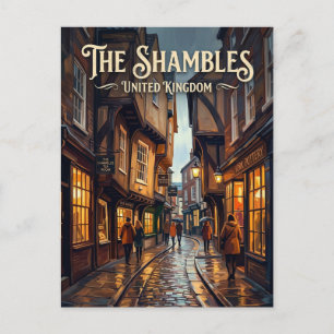 Cartão Postal The Shambles Reino Unido