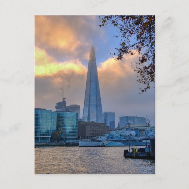 Cartão Postal The Shard, London UK Postcard (Frente)