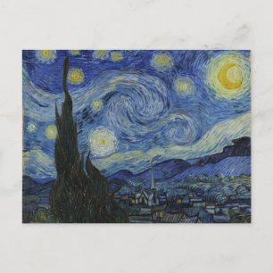 Cartão Postal The Starry Night - Van Gogh (1888)