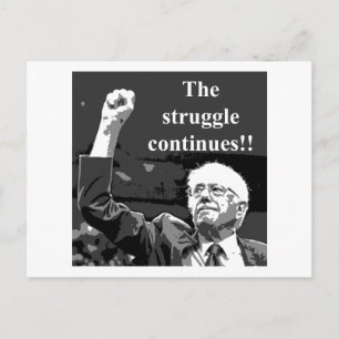 Cartão Postal The struggle continues
