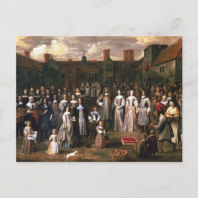 Cartão Postal The Tichborne Dole, 1671 (Frente)