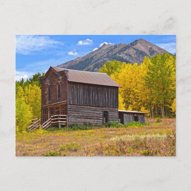 Cartão Postal The View Hotel, Ashcroft, Colorado (Frente)