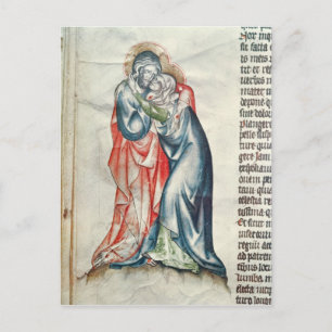 Cartão Postal The Virgin and Christ, from the Passion of
