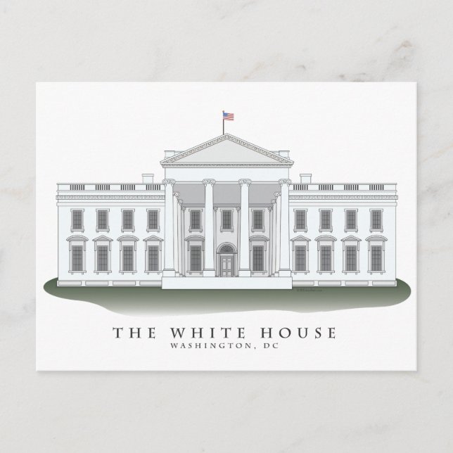 Cartão Postal The White House Postcards (Frente)