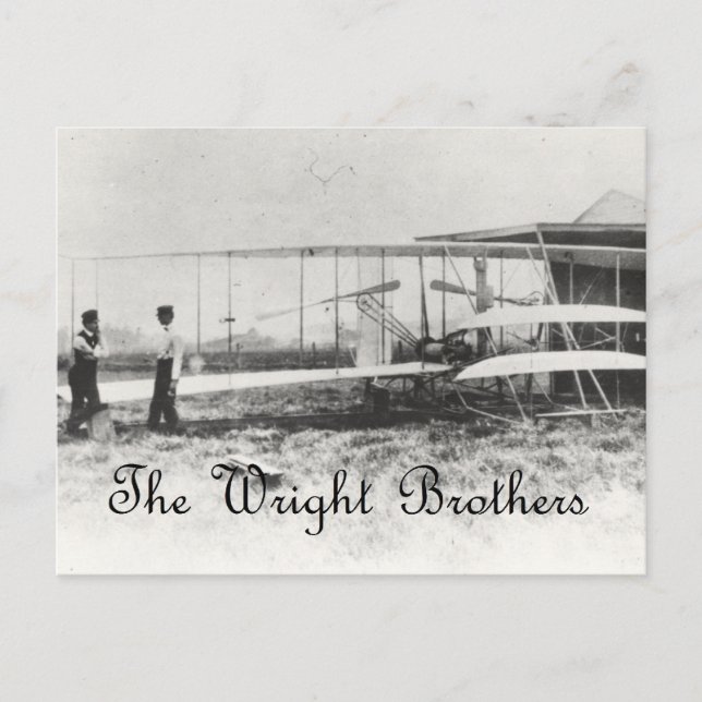 Cartão Postal The Wright Brothers (Frente)