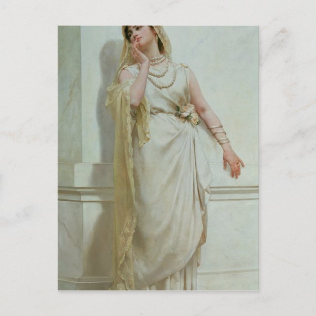 Cartão Postal The Young Bride, 1883 (Frente)