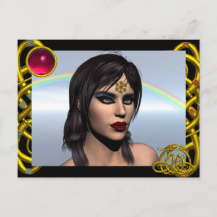 CARTÃO POSTAL THEDA / HYPER DRAGON RED RUBY