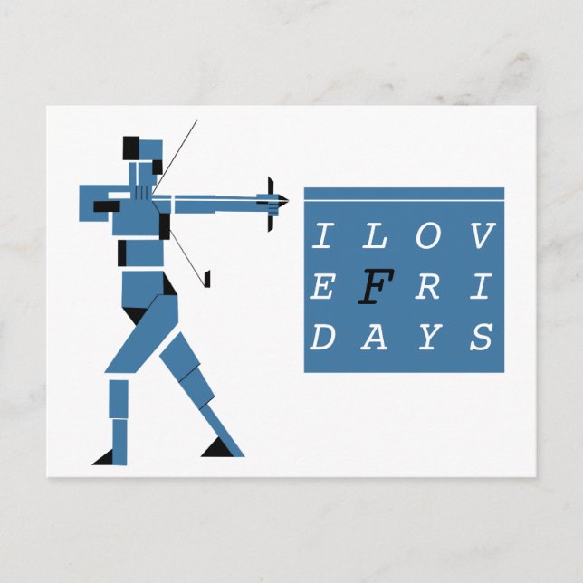 Cartão Postal Theo van Doesburg Arqueiro CC0236 (Frente)