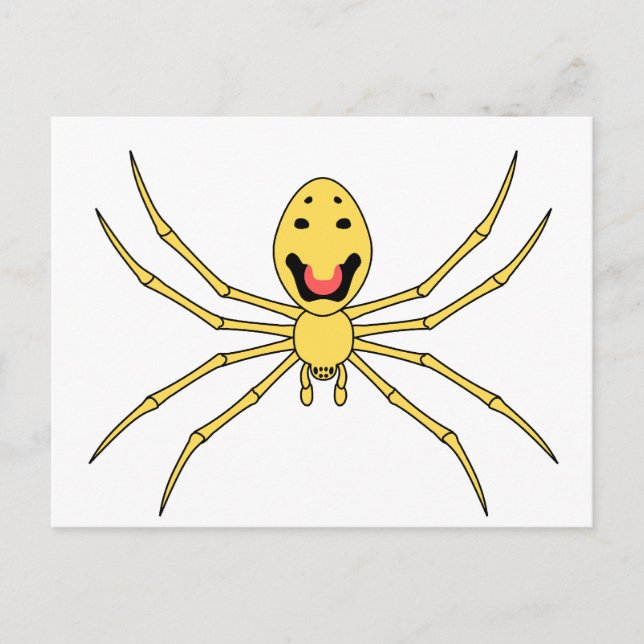 Cartão Postal Theridion grallator AKA Happy Face Spider (Frente)