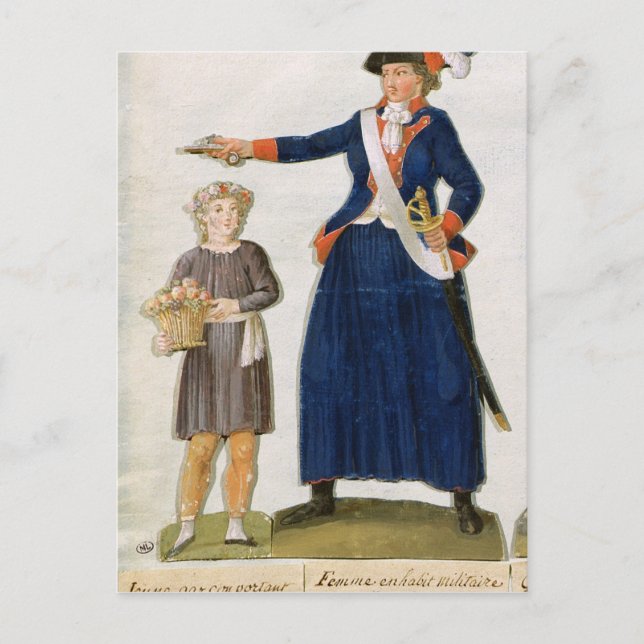 Cartão Postal Theroigne de Mericourt (Frente)