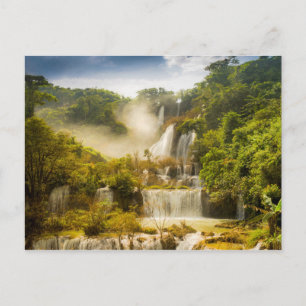 Cartão Postal Thi Lor Su Waterfall   Tailândia