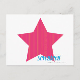 Cartão Postal Thin Stripes Magenta 3