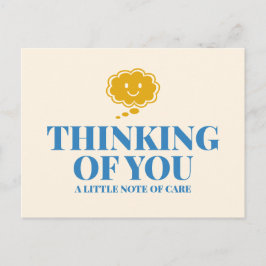 Cartão Postal Thinking of You Friendship Encouragement Postcard
