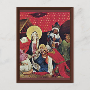 Cartão Postal Thomas Altar Fragmento Da Tela Exterior Direita