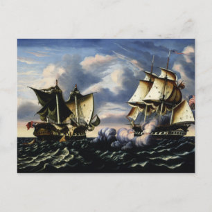 Cartão Postal Thomas Chambers - Captura da H.B.M. Frigate