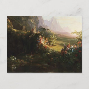 Cartão Postal Thomas Cole-The Voyage of Life: Infância (detalhe)