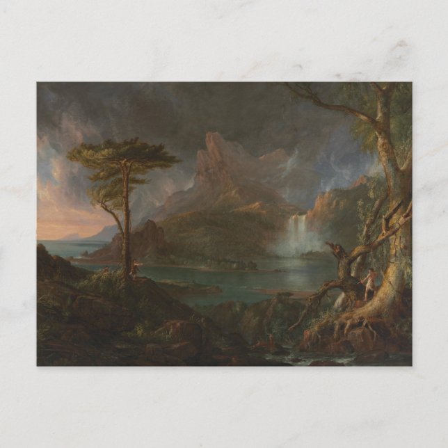 Cartão Postal Thomas Cole - Uma Cena Selvagem (Frente)