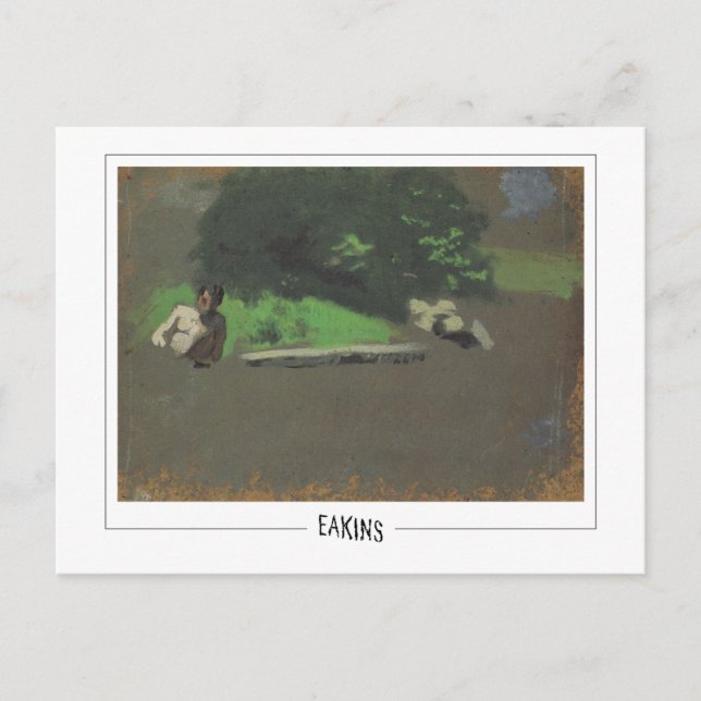 Cartão Postal Thomas Eakins #376 - Cartão-postal de arte (Frente)