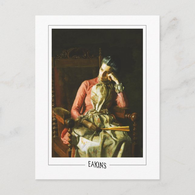 Cartão Postal Thomas Eakins #8 - Cartão-postal de arte (Frente)
