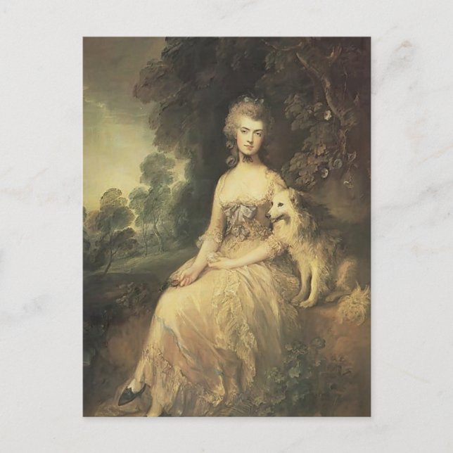 Cartão Postal Thomas Gainsborough-Mary Robinson (Perdita) (Frente)