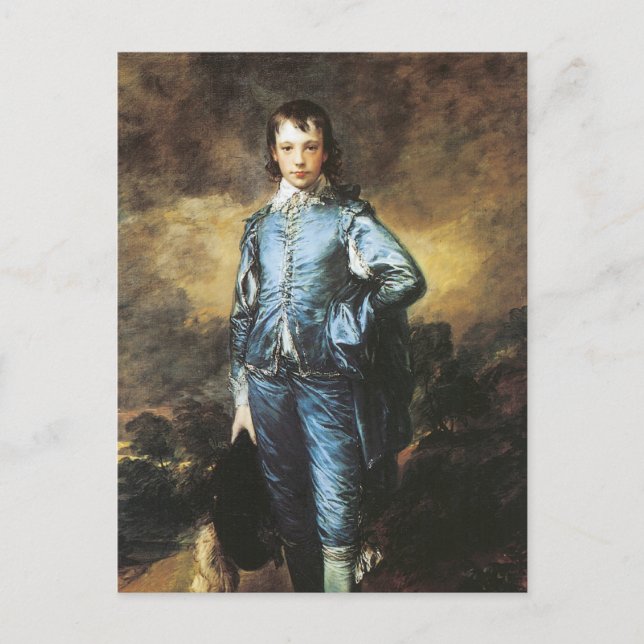 Cartão Postal Thomas Gainsborough O Blue Boy (Frente)
