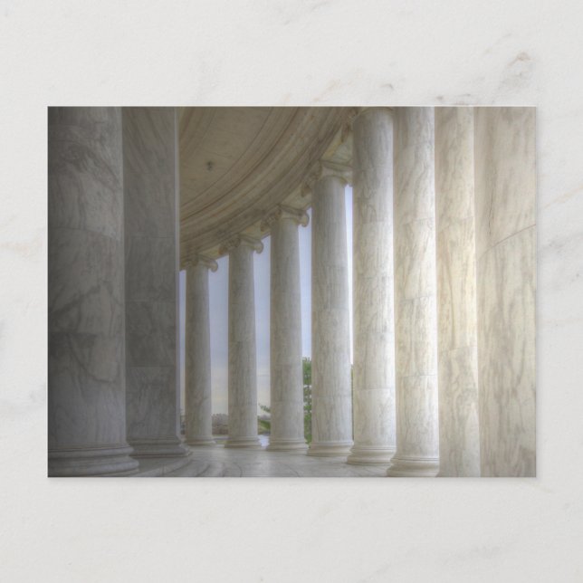 Cartão Postal Thomas Jefferson Circular Memorial Colonnade (Frente)