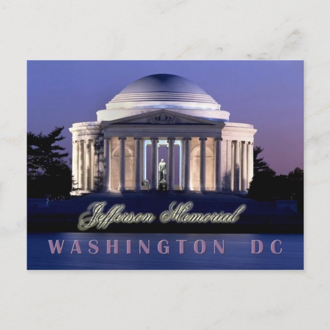 Cartão Postal Thomas Jefferson Memorial, Washington, D.C. (Frente)