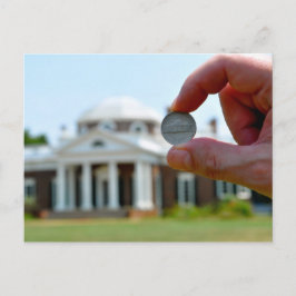 Cartão Postal Thomas Jefferson's Monticello