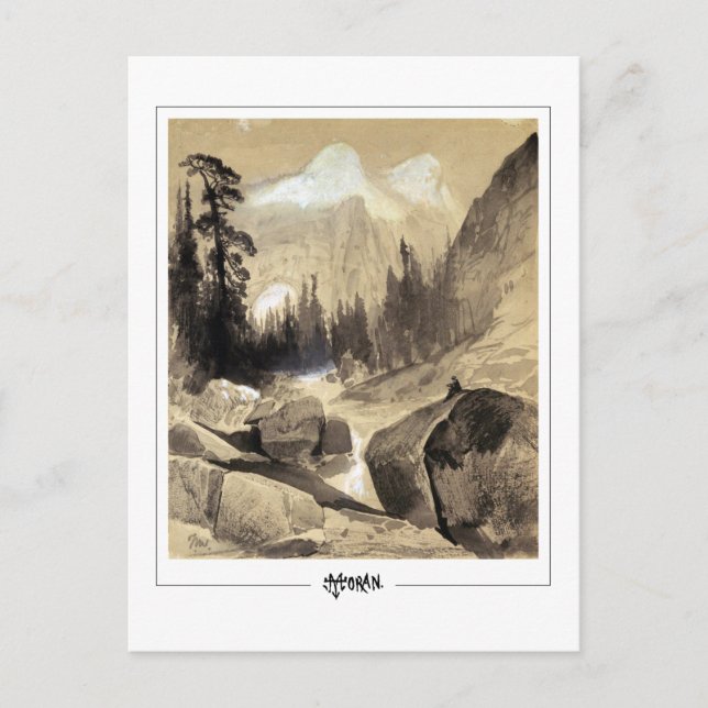 Cartão Postal Thomas Moran #133 - Cartão-postal de arte (Frente)