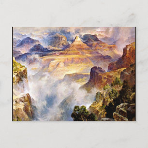 Cartão Postal Thomas Moran - Canyon Mists, Zoroaster Park