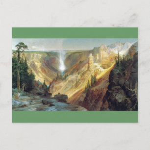 Cartão Postal Thomas Moran - Grande Canyon do Yellowstone