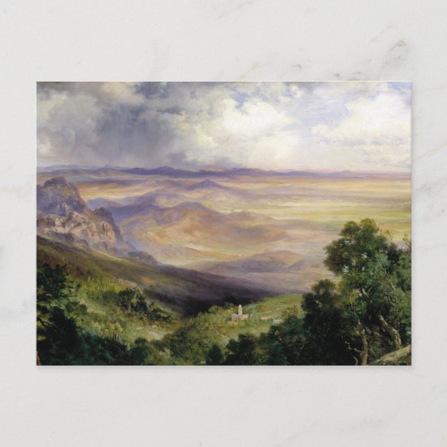 Cartão Postal Thomas Moran - Vale de Cuernavaca (Frente)