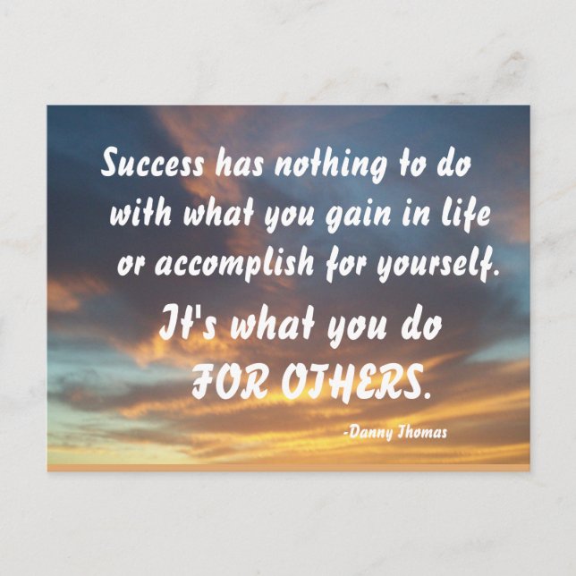 CARTÃO POSTAL THOMAS SUCESSO-DINAMARQUÊS (Frente)