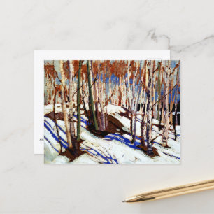 Cartão Postal Thomson - Early Primavera, Canoe Lake