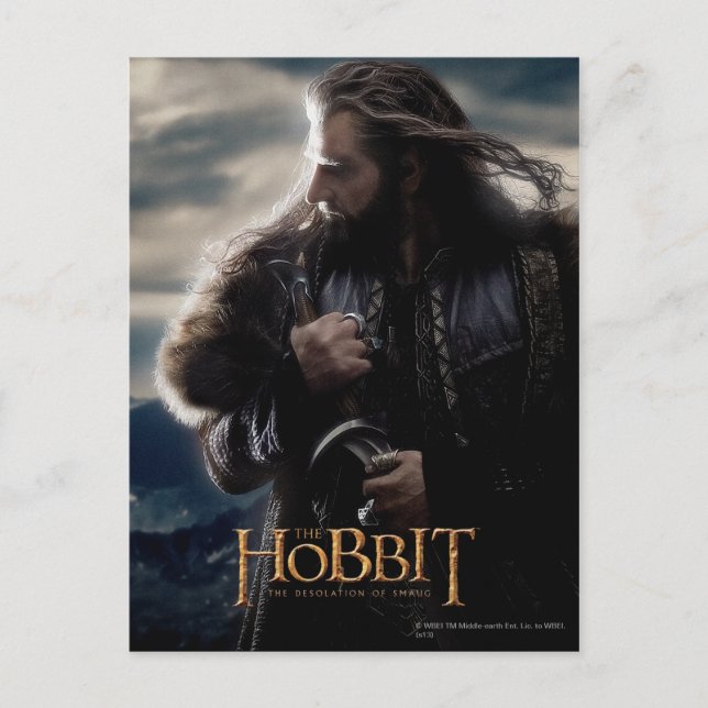 Cartão Postal THORIN OAKENSHIELD™ Caracter Poster 2 (Frente)