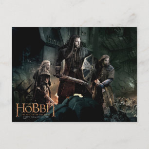 Cartão Postal THORIN OAKENSHIELD™, Fili E Kili Na Borda Da Bat
