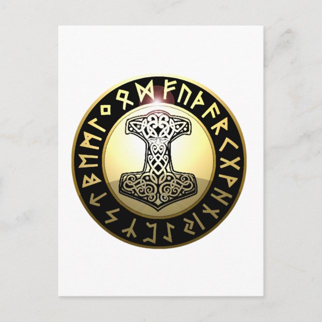 Cartão Postal Thor's Hammer (Frente)