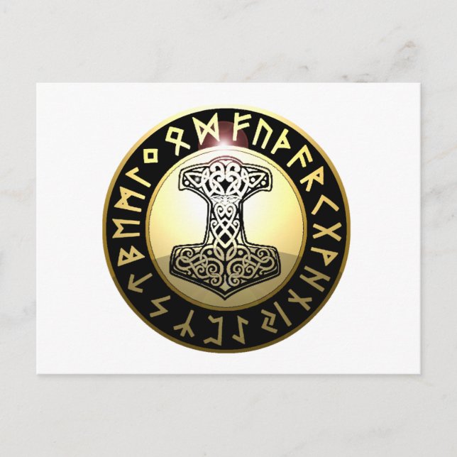 Cartão Postal Thor's Hammer (Frente)