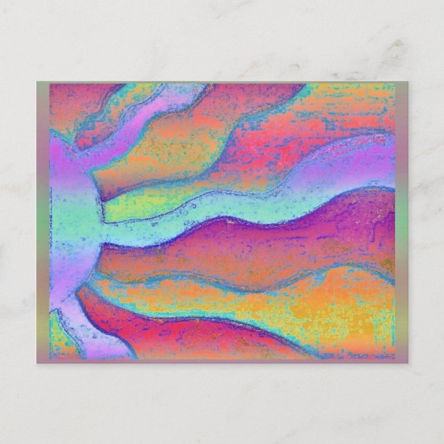 Cartão Postal thoughts of action (Frente)