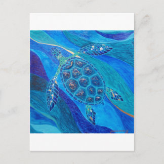 Cartão Postal Thread do ouro