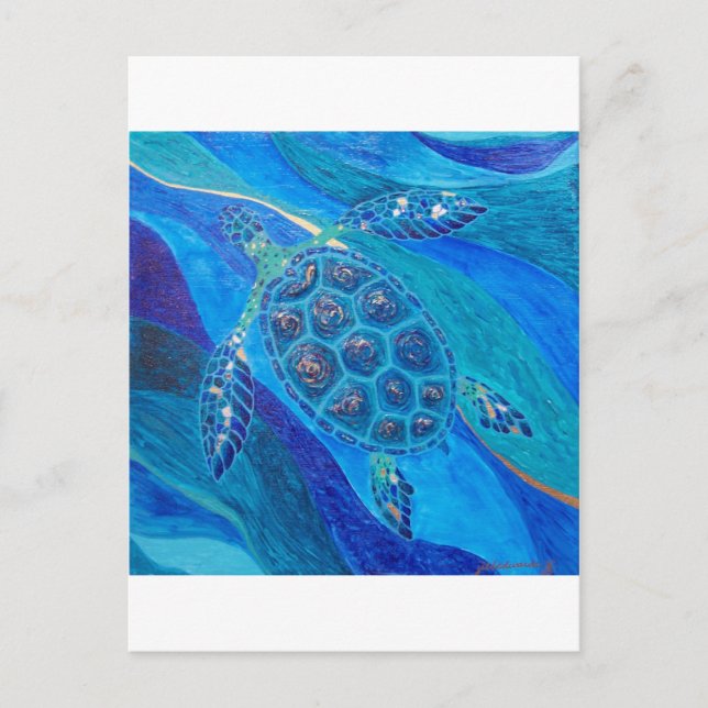 Cartão Postal Thread do ouro (Frente)