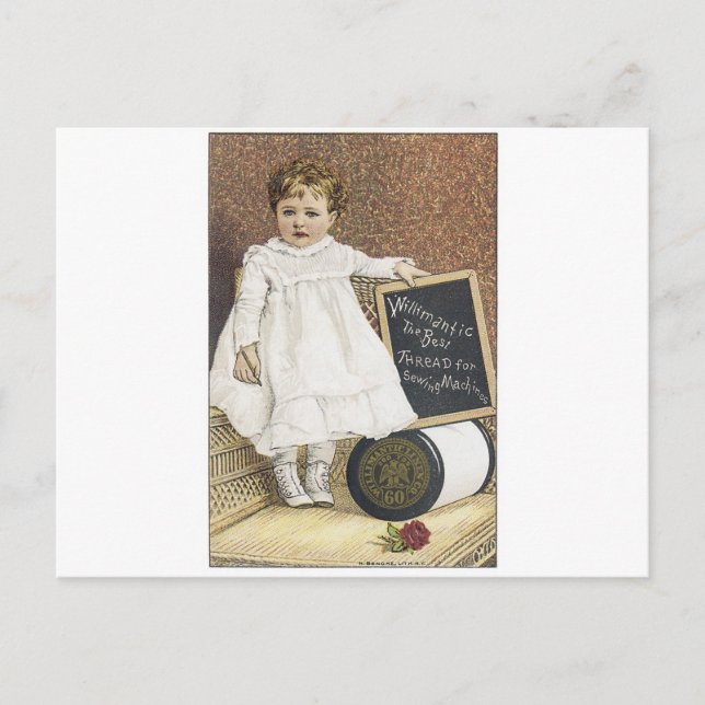 Cartão Postal Thread Willimantic (Frente)