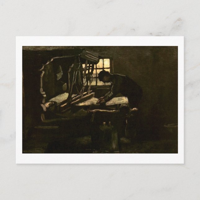 Cartão Postal Threads de arranjo do Weaver (F35) Van Gogh Belas  (Frente)