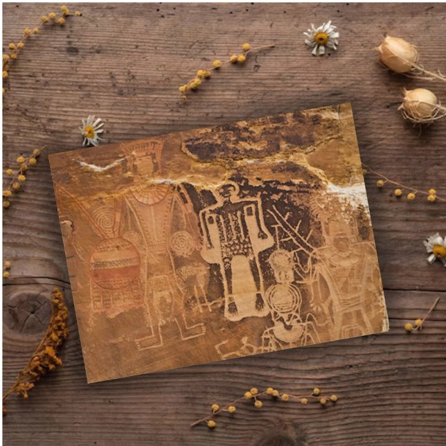 Cartão Postal Three Kings Petroglicph Mcconkie Ranch Utah (Criador carregado)