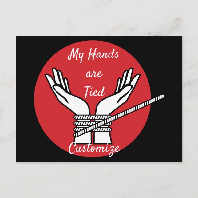 Cartão Postal Thunder_Cove com Mãos (Frente)