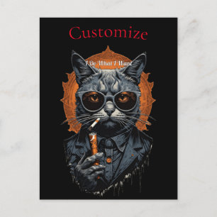 Cartão Postal Thunder_Cove de Gato de Sugata legal