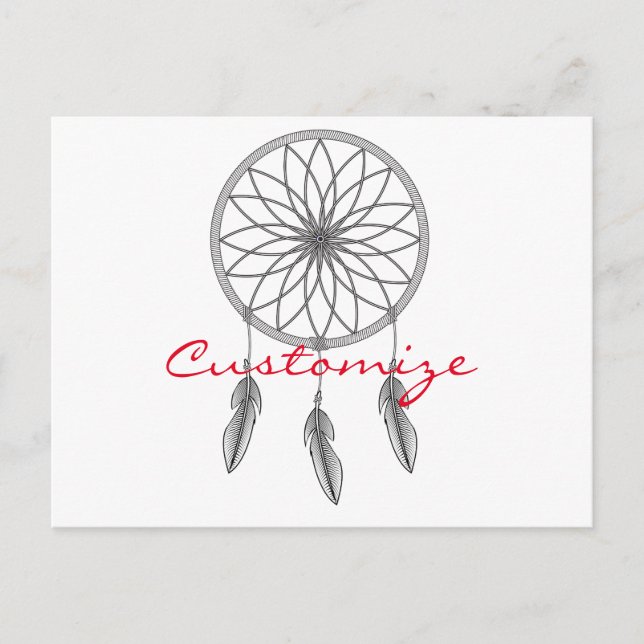 Cartão Postal Thunder_Cove do caçador de sonhos (Frente)